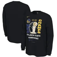 Men's Nike Black Golden State Warriors 2022 NBA Finals Champions Locker Room Long Sleeve T-Shirt