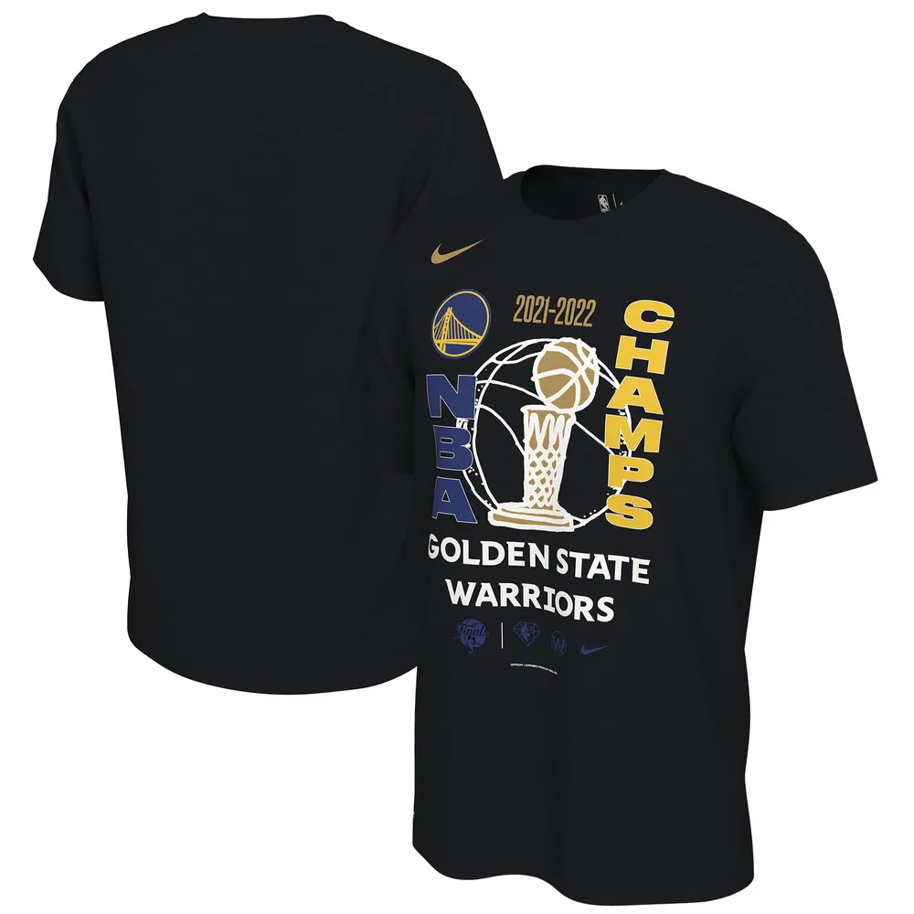 T-shirt Nike Golden State Warriors 2022 NBA Finals Champions pour homme Noir