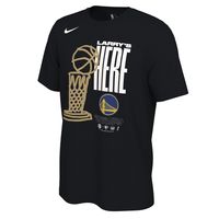 Men's Nike Black Golden State Warriors 2022 NBA Finals Champions Trophy Celebration T-Shirt