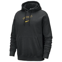 Men's Nike Black Golden State Warriors 2023/24 City Edition Courtside Club Pullover Hoodie