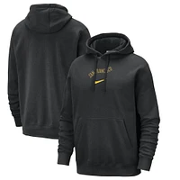 Men's Nike Black Golden State Warriors 2023/24 City Edition Courtside Club Pullover Hoodie