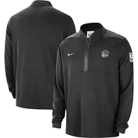 Veste à demi-zip Nike Golden State Warriors Authentic Performance pour homme, noire