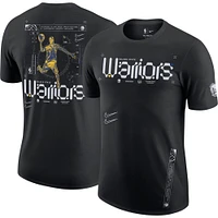 Men's Nike Black Golden State Warriors Courtside Air Traffic Control Max90 T-Shirt