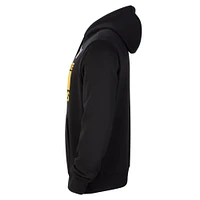 Men's Nike Black Golden State Warriors Courtside Club Pullover Hoodie