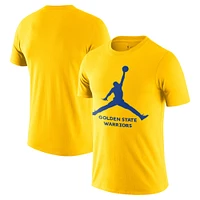 Men's Nike Gold Golden State Warriors Essential Jumpman T-Shirt