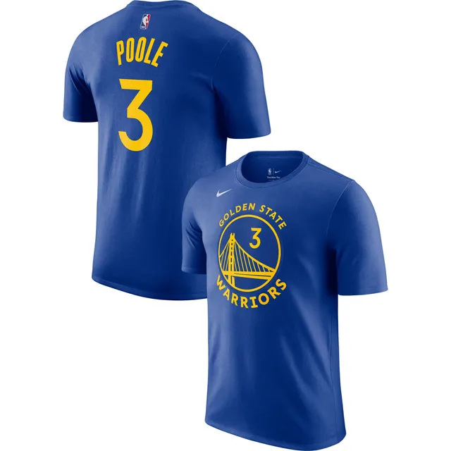 Lids Jordan Poole Golden State Warriors Nike Name & Number T-Shirt - Royal