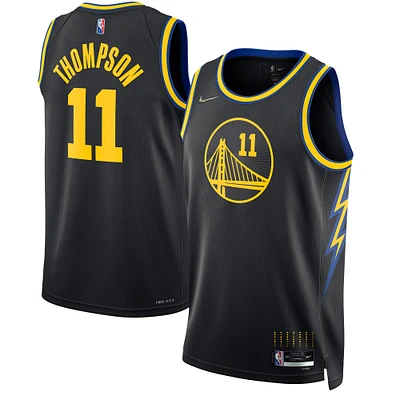 Men's Nike Klay Thompson Black Golden State Warriors 2021/22 Swingman Jersey - City Edition