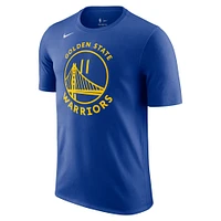 Men's Nike Klay Thompson Royal Golden State Warriors Icon 2022/23 Name & Number T-Shirt