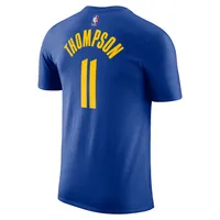 T-shirt avec nom et numéro Nike Klay Thompson Royal Golden State Warriors Icon 2022/23 pour Homme