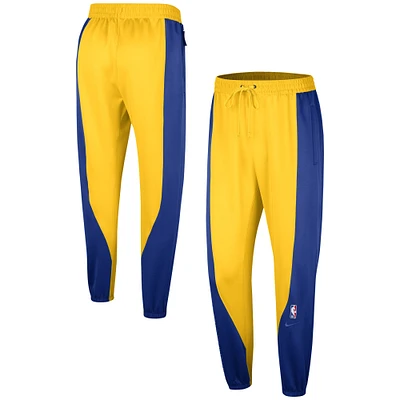 Pantalon Nike Royal/Or Golden State Warriors 2023/24 Authentic Showtime pour Homme