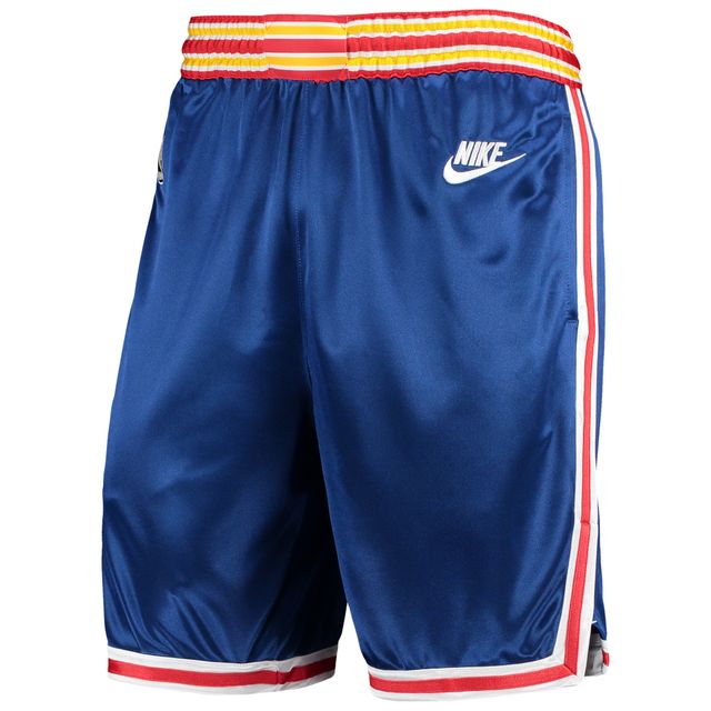 Short de performance pour homme Nike Royal/Blanc Golden State Warriors 2021/22 édition classique Swingman