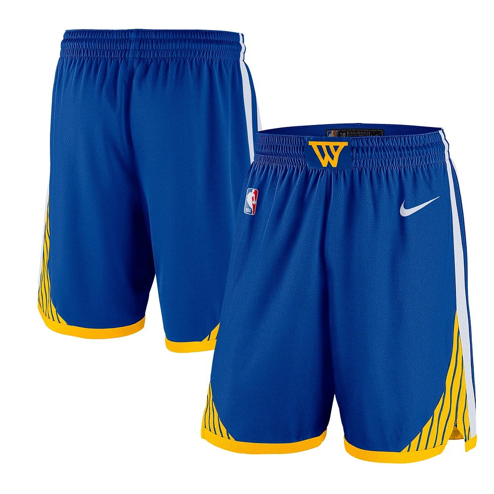 Men's Nike Royal Golden State Warriors 2024/25 Icon Edition Swingman Shorts