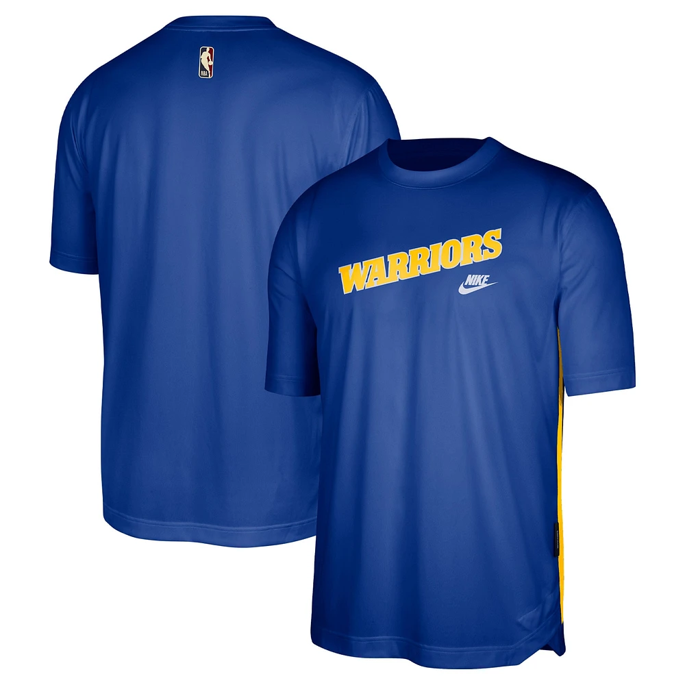 T-shirt Nike Royal Golden State Warriors Hardwood Classics pour homme