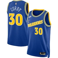 Maillot Swingman Golden State Warriors Nike Stephen Curry pour Homme - Bleu Édition Classique