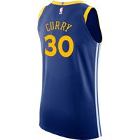 Men's Nike Stephen Curry Royal Golden State Warriors Authentic - Jersey Icon Edition