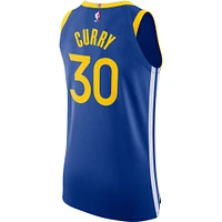 Men's Nike Stephen Curry Royal Golden State Warriors Authentic Jersey - Icon Edition