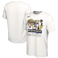 Men's Nike Stephen Curry White Golden State Warriors 2022 NBA Finals Champions MVP T-Shirt