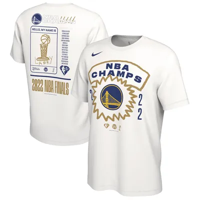 Toddler Nike White Los Angeles Lakers 2020 NBA Finals Champions Roster  T-Shirt