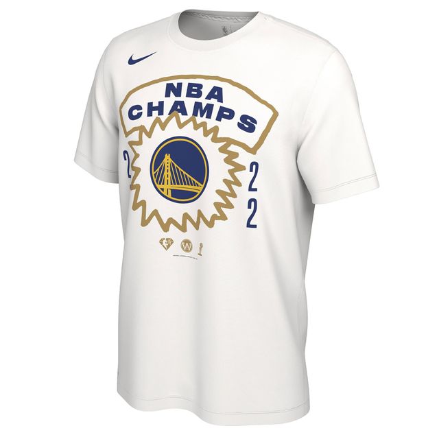 T-shirt Nike Golden State Warriors 2022 NBA Finals Champions Roster pour homme - Blanc