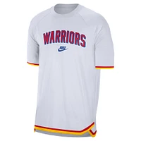 T-shirt de tir d'avant-match Nike Golden State Warriors 2024/25 Classic Edition pour homme, blanc