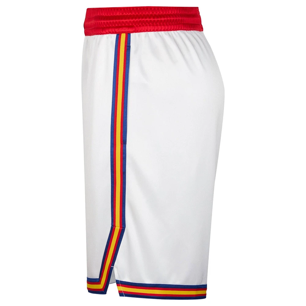 Short Nike Swingman Golden State Warriors 2024/25 Classic Edition pour homme, blanc