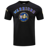 Men's Pro Standard Black Golden State Warriors 2022 NBA Finals Champions Double Knit Patch T-Shirt