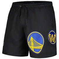 Short tissé Golden State Warriors Classics Pro Standard noir pour homme