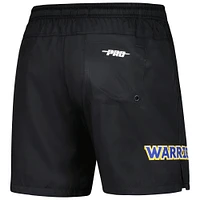 Short tissé Golden State Warriors Classics Pro Standard noir pour homme