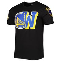 Men's Pro Standard Black Golden State Warriors Mash Up Capsule T-Shirt