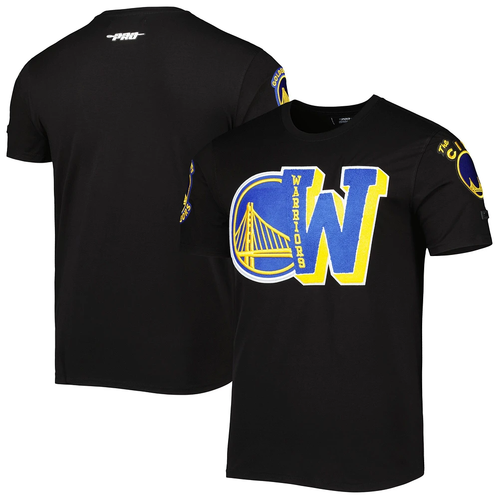 T-shirt Pro Standard Golden State Warriors Mash Up Capsule pour homme noir