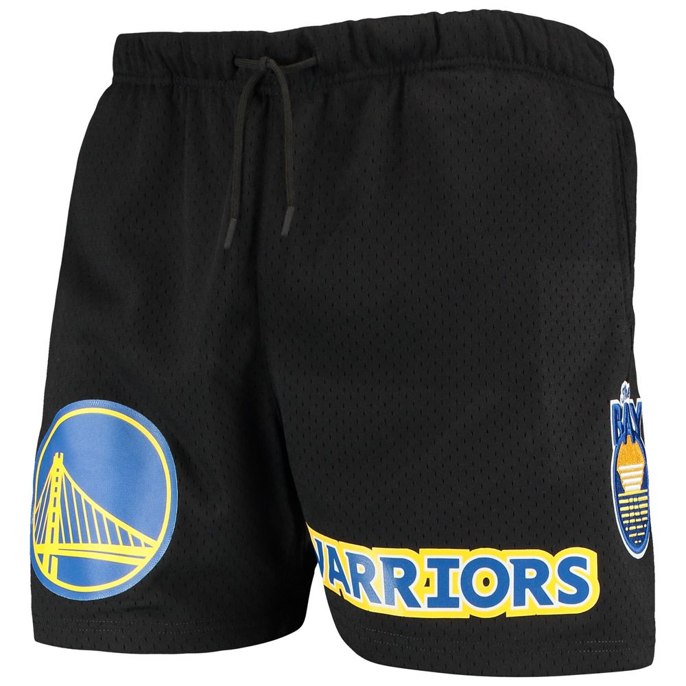 Men's Pro Standard Black Golden State Warriors Mesh Capsule Shorts