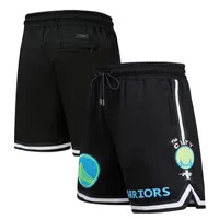 V138429 WARIOR NOIR SP23 SHORT NBA HOMME WASHED NEON DK