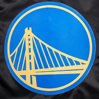 Men's Pro Standard Black Golden State Warriors Script Tail Full-Snap Satin Varsity Jacket