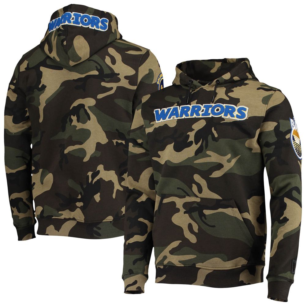 Men's Pro Standard Camo Golden State Warriors Team Pullover Hoodie