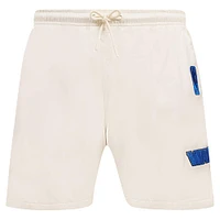 Short tissé triple ton sur Pro Standard crème Golden State Warriors pour hommes