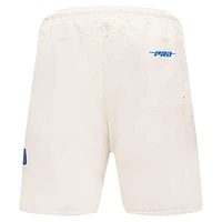 Short tissé triple ton sur Pro Standard crème Golden State Warriors pour hommes