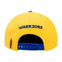 Casquette Snapback Pro Standard Or/Royal Golden State Warriors Logo Morph pour hommes