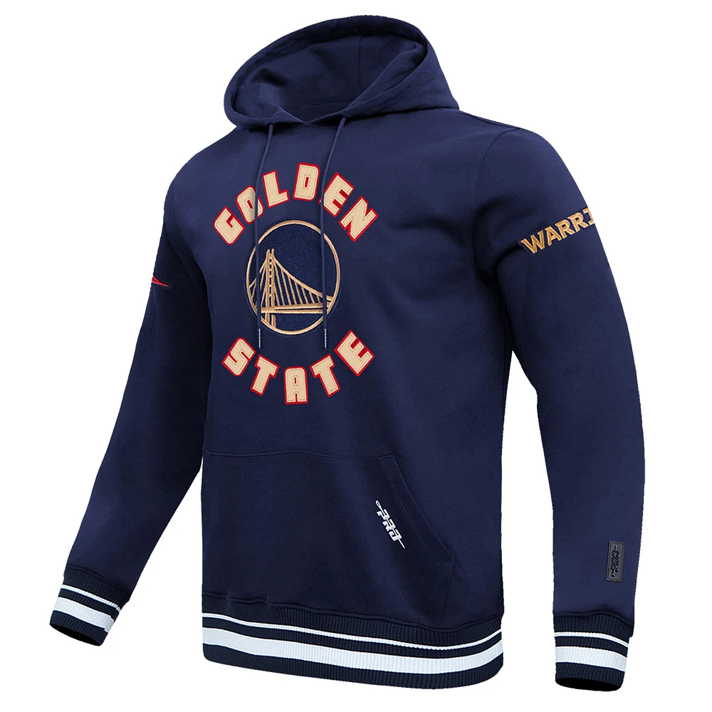 Men's Pro Standard Navy Golden State Warriors 2024/25 City Edition Pullover Hoodie