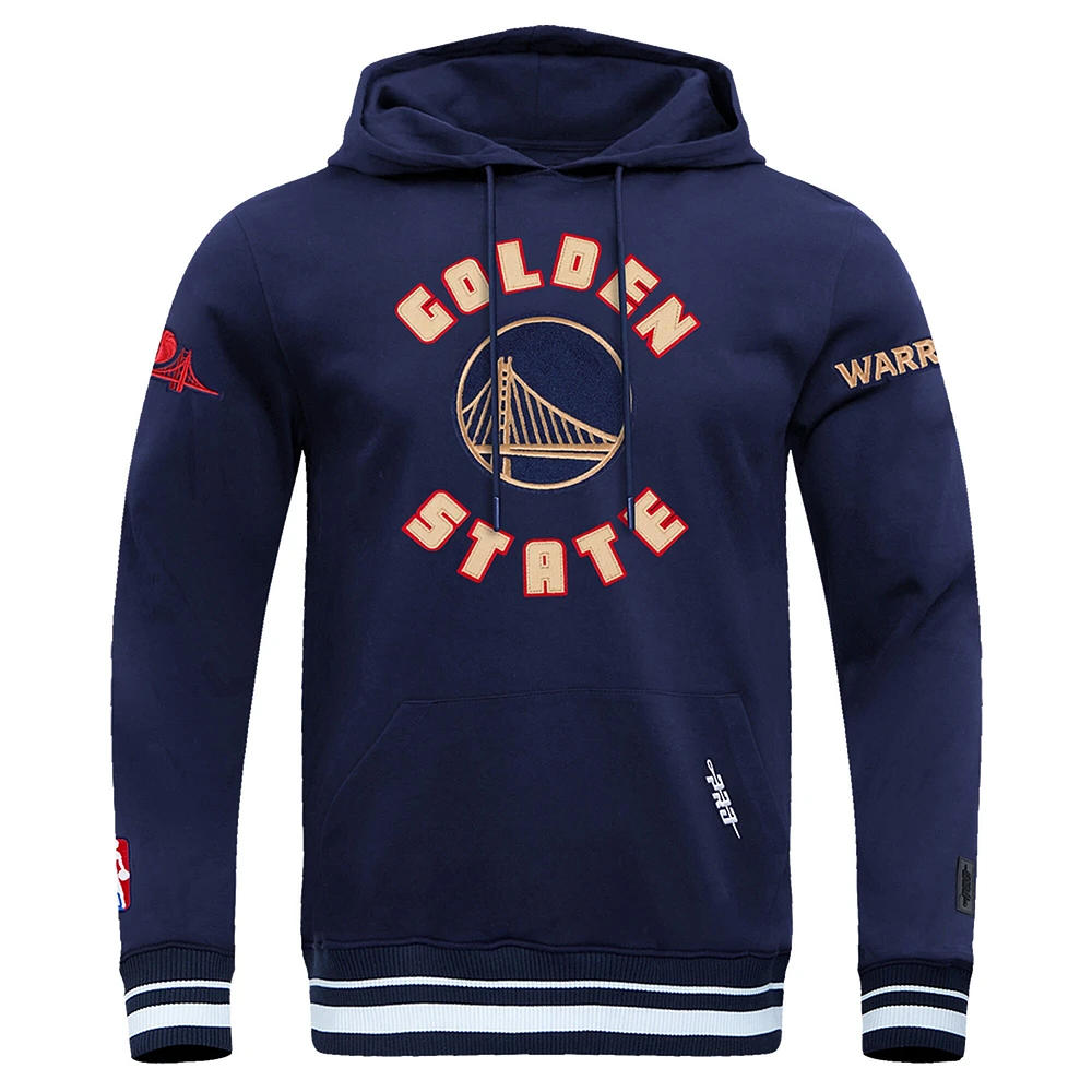 Men's Pro Standard Navy Golden State Warriors 2024/25 City Edition Pullover Hoodie
