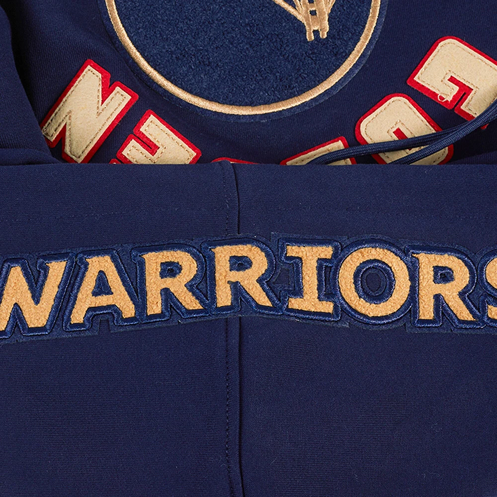 Men's Pro Standard Navy Golden State Warriors 2024/25 City Edition Pullover Hoodie