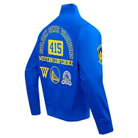 Veste zippée intégrale Pro Standard Royal Golden State Warriors Area Code pour homme