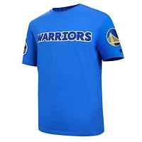 Pro Standard Royal Golden State Warriors Classic Chenille pour homme - T-shirt