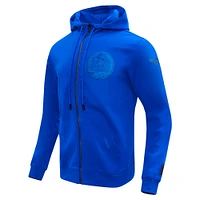 Men's Pro Standard Royal Golden State Warriors Triple Tonal DK Full-Zip Hoodie Jacket