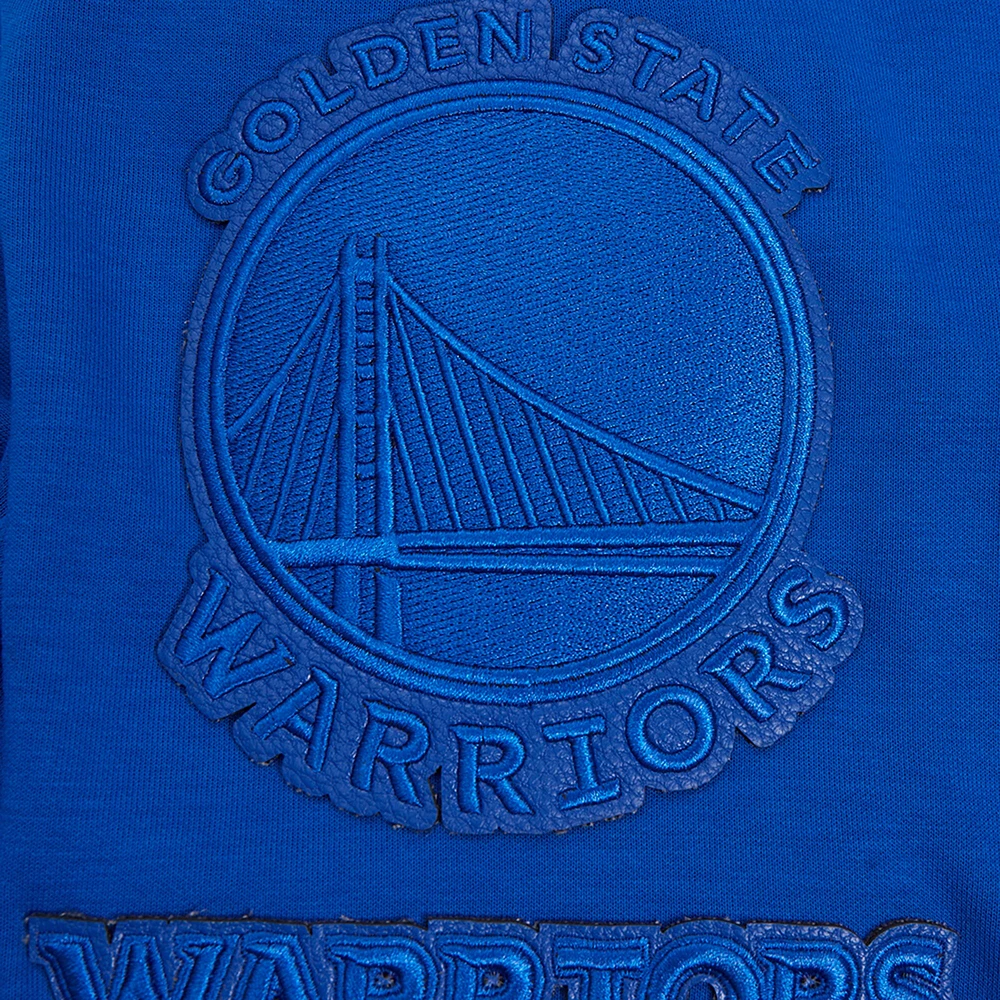 Men's Pro Standard Royal Golden State Warriors Triple Tonal DK Full-Zip Hoodie Jacket