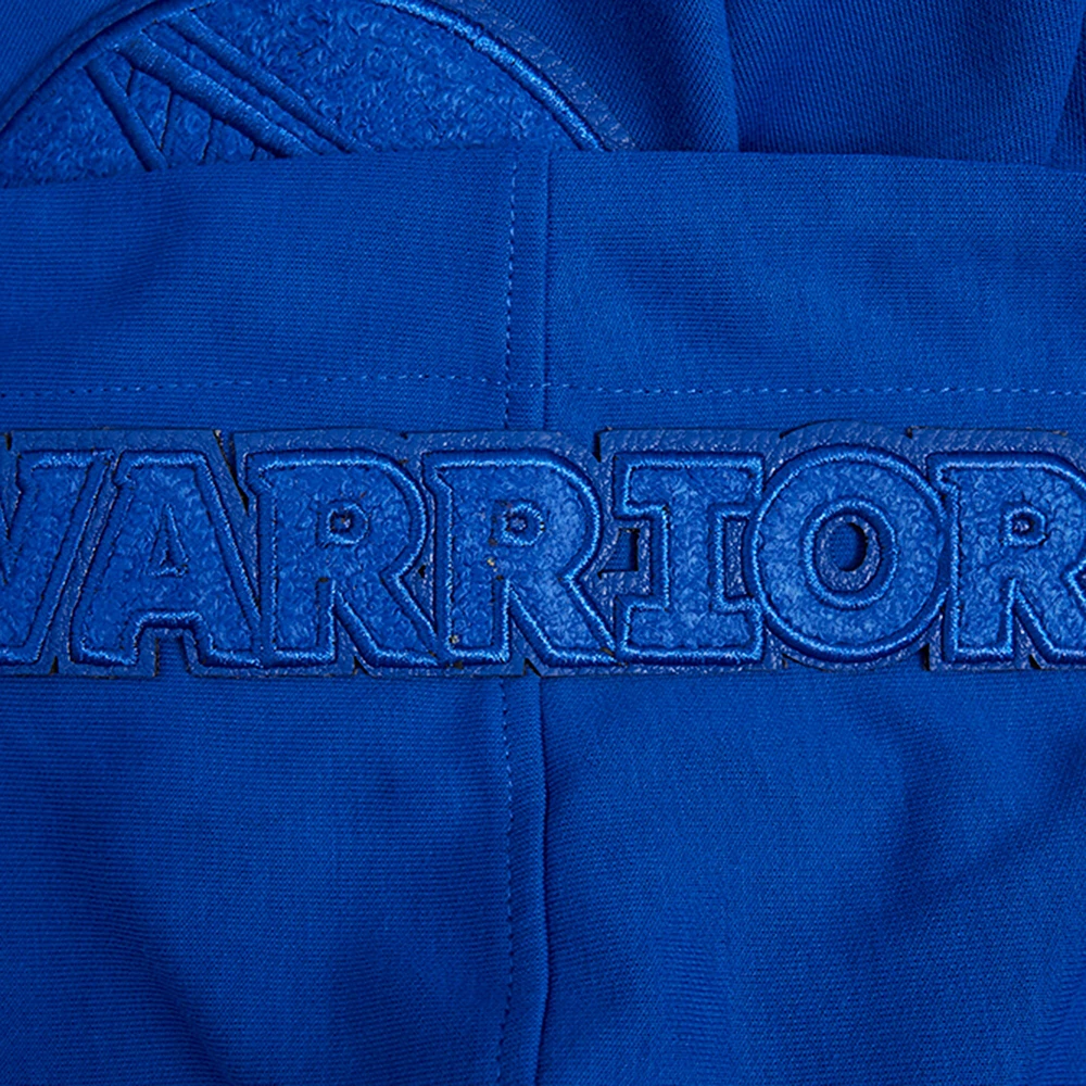 Men's Pro Standard Royal Golden State Warriors Triple Tonal DK Full-Zip Hoodie Jacket