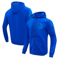 Men's Pro Standard Royal Golden State Warriors Triple Tonal DK Full-Zip Hoodie Jacket