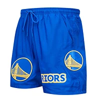 Men's Pro Standard Royal Golden State Warriors Woven - Shorts