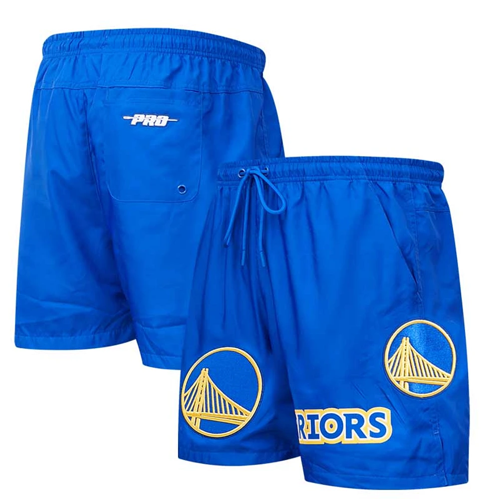 Men's Pro Standard Royal Golden State Warriors Woven - Shorts