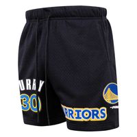 Men's Pro Standard Stephen Curry Black Golden State Warriors Player Name & Number - Mesh Shorts