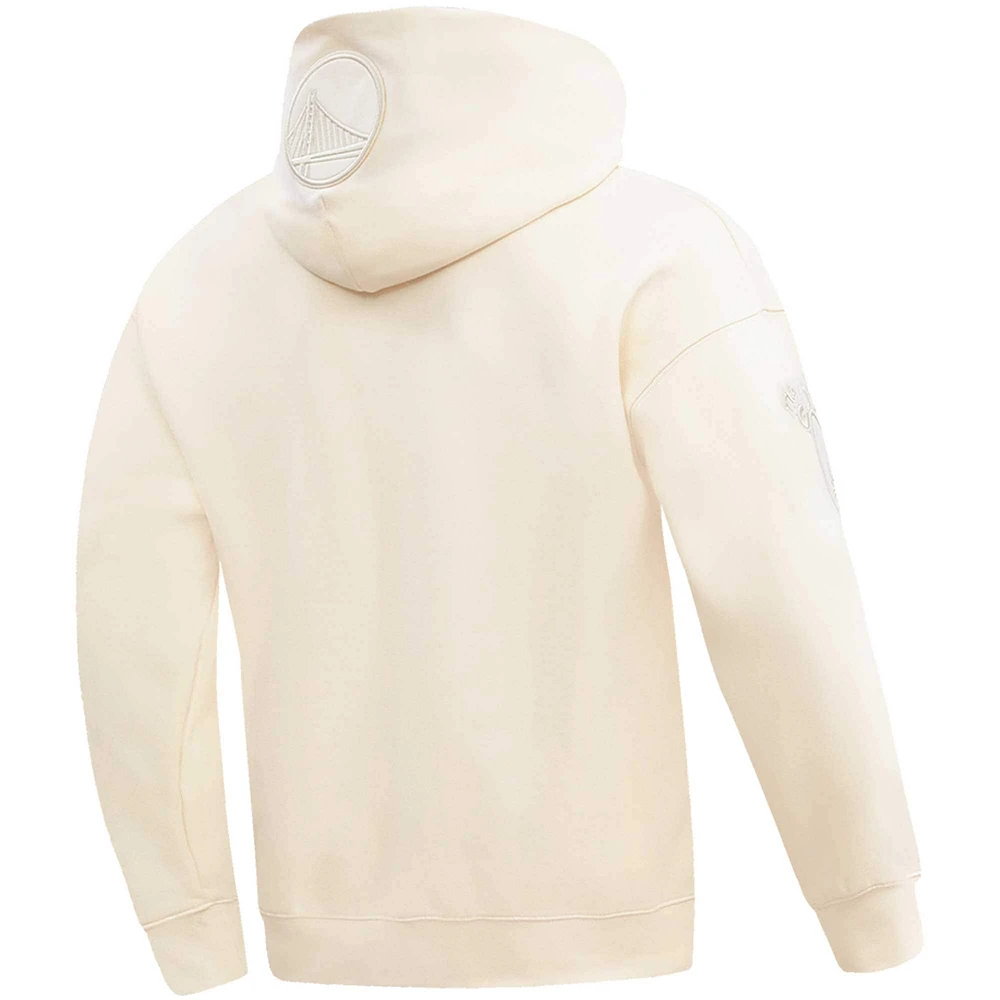 Men's Pro Standard Stephen Curry Cream Golden State Warriors Name & Number Pullover Hoodie